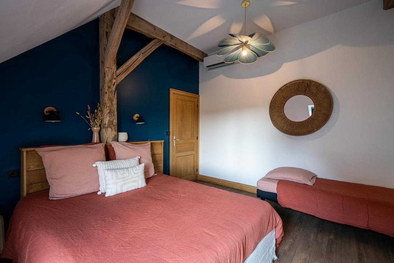 La Grange De Leonie, Chambres D'Hotes Avec Piscine Et Spa Mery-sur-Cher Exterior photo